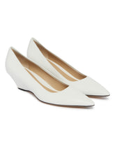 White Liisa Wedge Pumps | All | Antonia