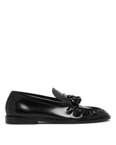 Black Patent Leather Loafers | PDP | Antonia