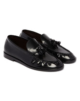 Black Patent Leather Loafers | PDP | Antonia