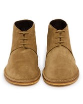 Brown Nicola Lace-Up Suede Ankle Boots | PDP | Antonia