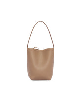 Beige Small N/S Park Tote Bag | PDP | Antonia