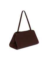 Dark Brown Leather Peggy Clutch | PDP | Antonia