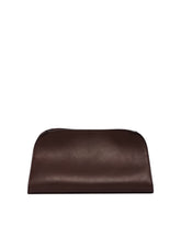 Brown Peggy Leather Clutch - Women's bags | PLP | Antonia