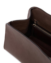 Brown Peggy Leather Clutch | PDP | Antonia