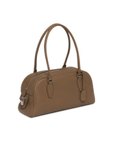 Brown E/W India Leather Bag | PDP | Antonia