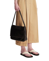 Black Nan Leather Shoulder Bag | PDP | Antonia