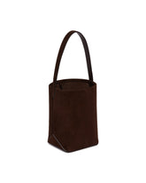 Brown N/S Park Small Tote Edge Bag | PDP | Antonia