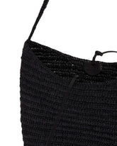 Black Alma Raffia Shoulder Bag | PDP | Antonia