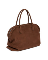 Brown Suede Agnes 12 Bag | PDP | Antonia
