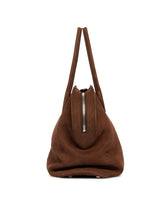 Brown Suede Agnes 12 Bag | PDP | Antonia