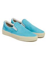 Light Blue Suede Slip-On | PDP | Antonia