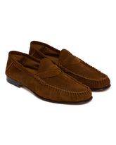 Brown Suede Loafers | PDP | Antonia