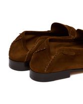 Brown Suede Loafers | PDP | Antonia