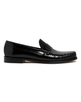 Black Glossy Loafers | PDP | Antonia