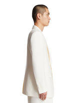 White Shawl-Lapel Blazer | PDP | Antonia
