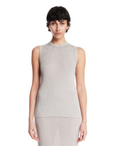 Gray Micro-Sequin Top | PDP | Antonia