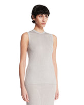 Gray Micro-Sequin Top | PDP | Antonia