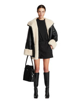 Black Shearling Jacket | PDP | Antonia