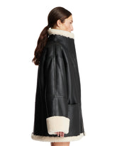 Black Shearling Jacket | PDP | Antonia