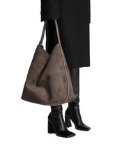 Gray Belted Tote Bag | PDP | Antonia