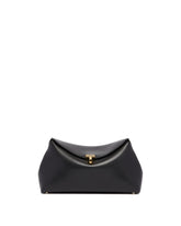 Black T-Lock Clutch | PDP | Antonia