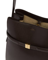 Brown Leather Belted Bag | PDP | Antonia