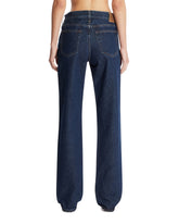 Blue Straight-Leg Jeans | PDP | Antonia