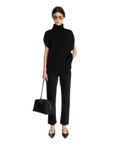 Black Cropped Straight-Leg Jeans | PDP | Antonia