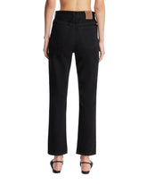 Black Cropped Straight-Leg Jeans | PDP | Antonia