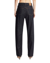 Dark Blue Straight-Leg Jeans | PDP | Antonia