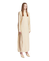 Beige Parachute Silk Dress | PDP | Antonia