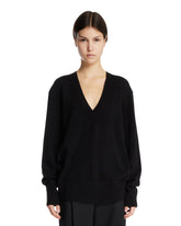 Black V-Neck Sweater | PDP | Antonia