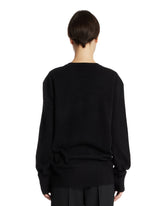 Black V-Neck Sweater | PDP | Antonia