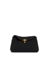 Black T-Lock Mini Clutch - Women's bags | PLP | Antonia