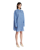 Blue Monogram Shirt Dress | PDP | Antonia