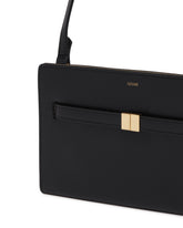 Black Belted Shoulder Bag | PDP | Antonia
