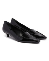 Black Kitten Heel Loafers | PDP | Antonia