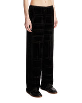 Black Monogram Trousers | PDP | Antonia