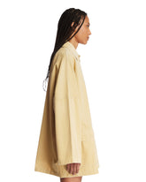 Beige Ribbed Cotton Jacket | PDP | Antonia
