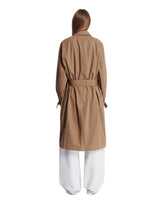 Beige Long Trench Coat. | PDP | Antonia