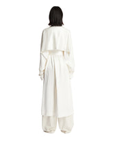 White Satin Trench Coat | PDP | Antonia