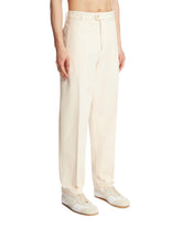 Pantaloni Matt In Cotone Bianchi | PDP | Antonia