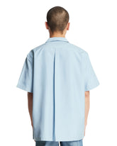 Camicia Havana In Seta Azzurra | PDP | Antonia