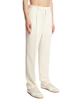 Pantaloni Pietro In Seta Bianchi | PDP | Antonia