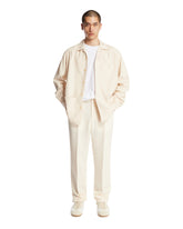 Pantaloni Pietro In Seta Bianchi | PDP | Antonia