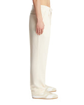 Pantaloni Pietro In Seta Bianchi | PDP | Antonia