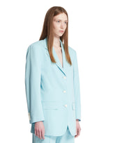 Blue Single-Breasted Blazer | PDP | Antonia