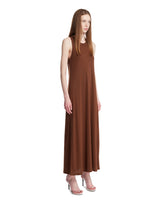 Brown Kate Cashmere and Cotton Dress | PDP | Antonia