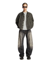 Gray Linen Button Jacket | PDP | Antonia