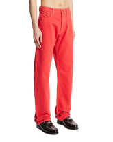 Red Straight-Leg Jeans | PDP | Antonia